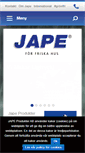 Mobile Screenshot of jape.se